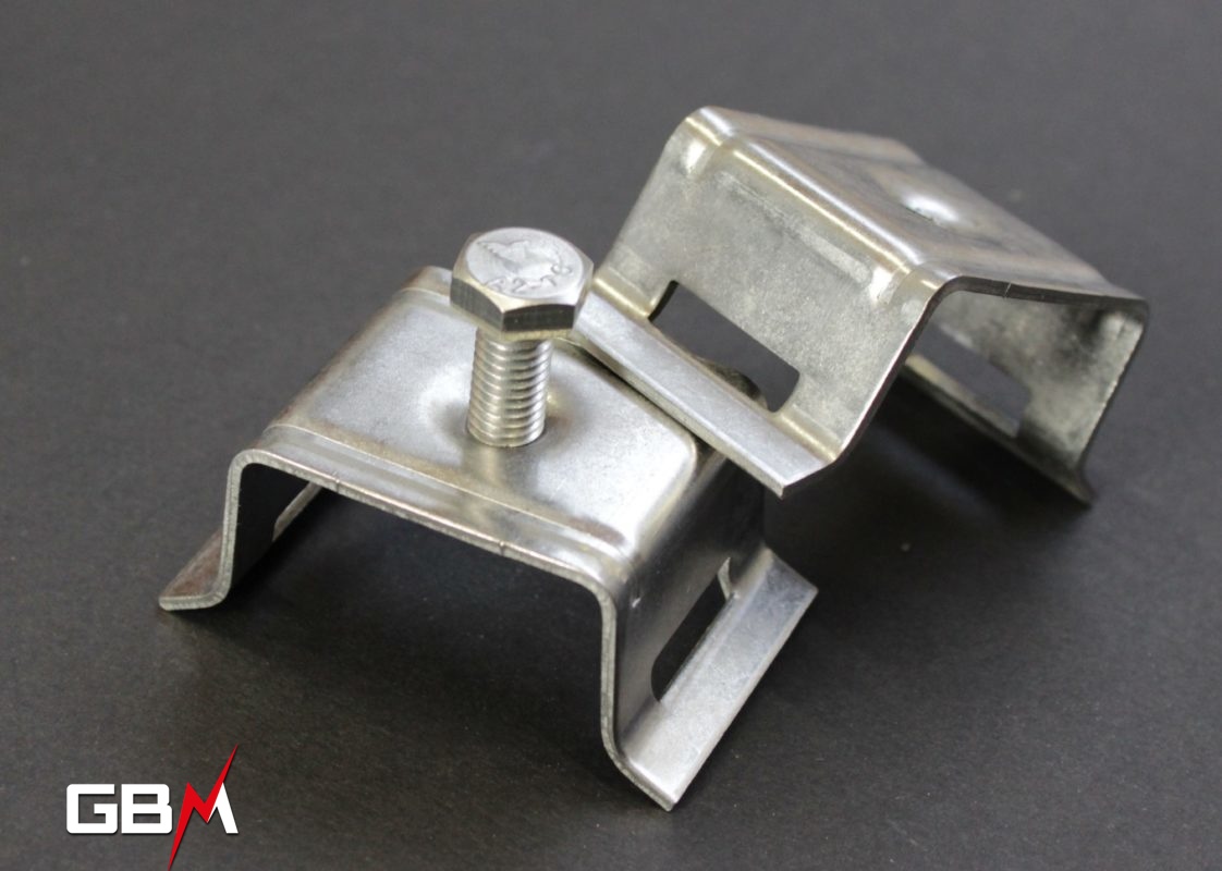 Fixation évasé pour tube en Inox 304 - fente pour passage d'un ...