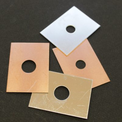 Plaques bimétalliques cuivre/aluminium