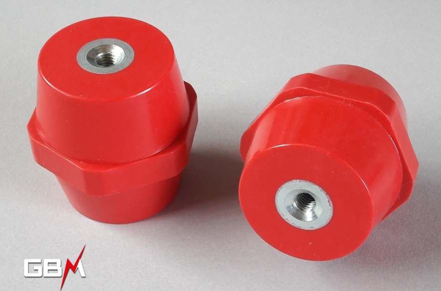 Isolateurs basse tension M8 hauteur 60mm