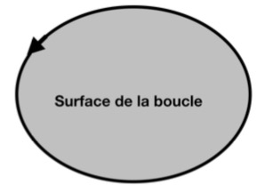 surface de la boucle
