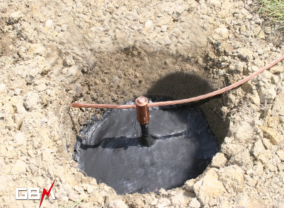 Le GEM est un matériau idéal à utiliser dans les zones de faible conductivité, telles que les sols rocheux,